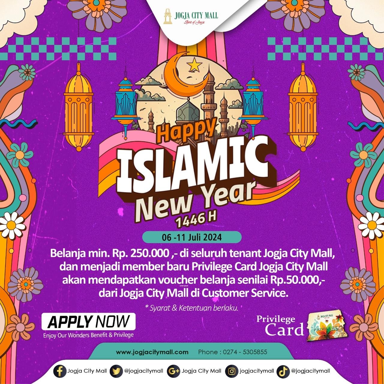 SPECIAL PROMO HAPPY ISLAMIC NEW YEAR