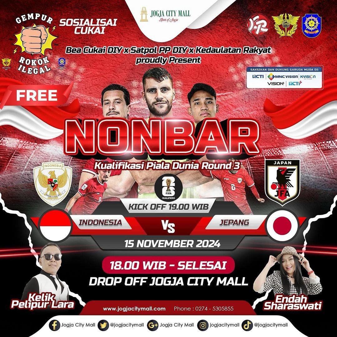 JCM NONTON BARENG, TIMNAS DAY 