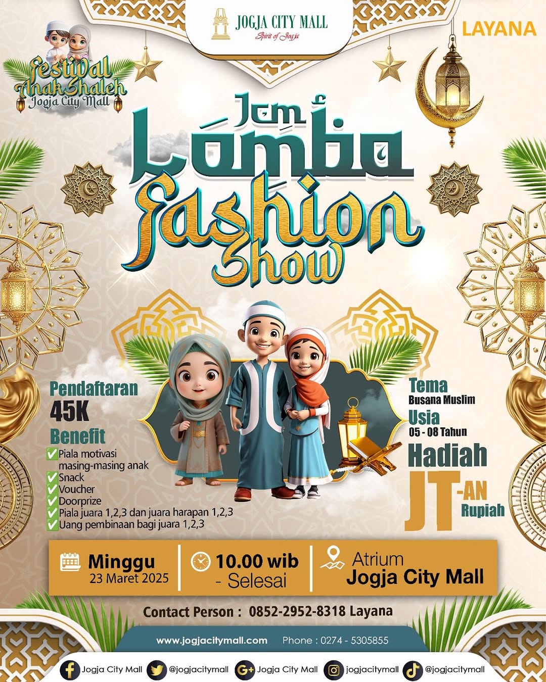 FESTIVAL ANAK SHALEH JCM - LOMBA FASHION SHOW
