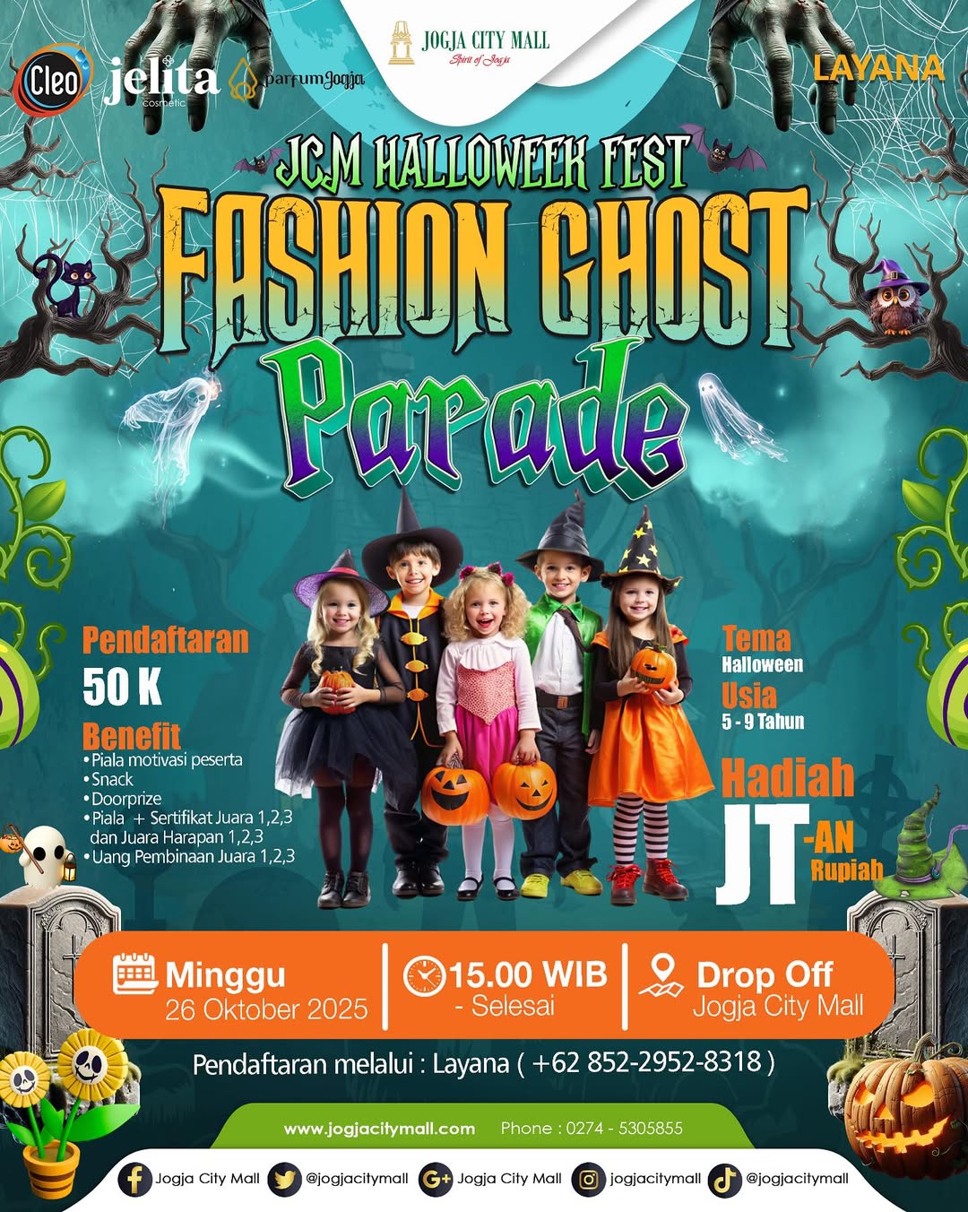 JCM HALLOWEEK FEST FASHION GHOST PARADE