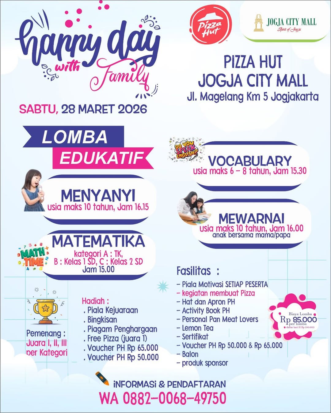 HAPPY DAY WITH FAMILY BARENG PIZZA HUT 