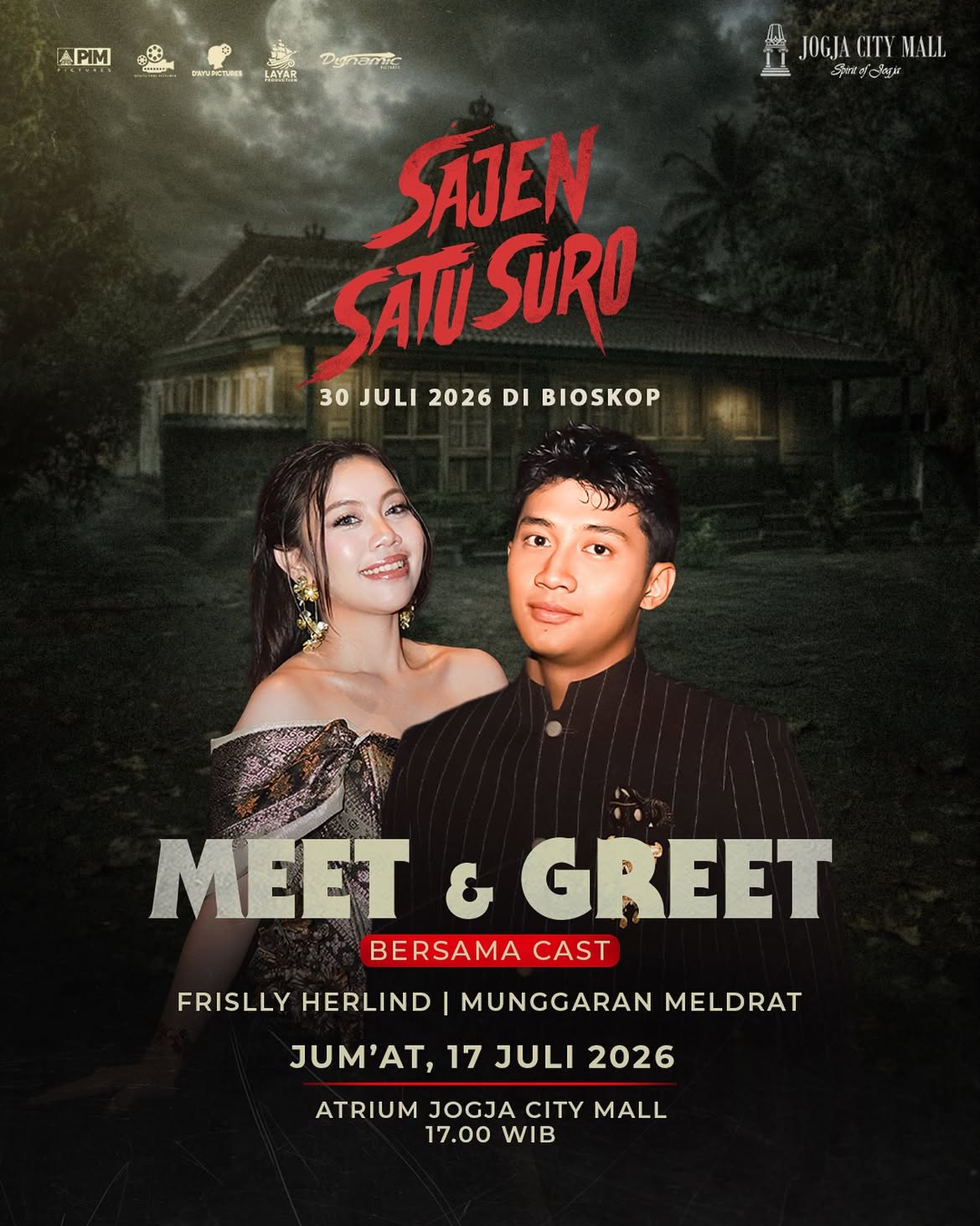 Jangan Lewatkan Meet & Greet Cast Film Sajen Satu Suro di Jogja City Mall