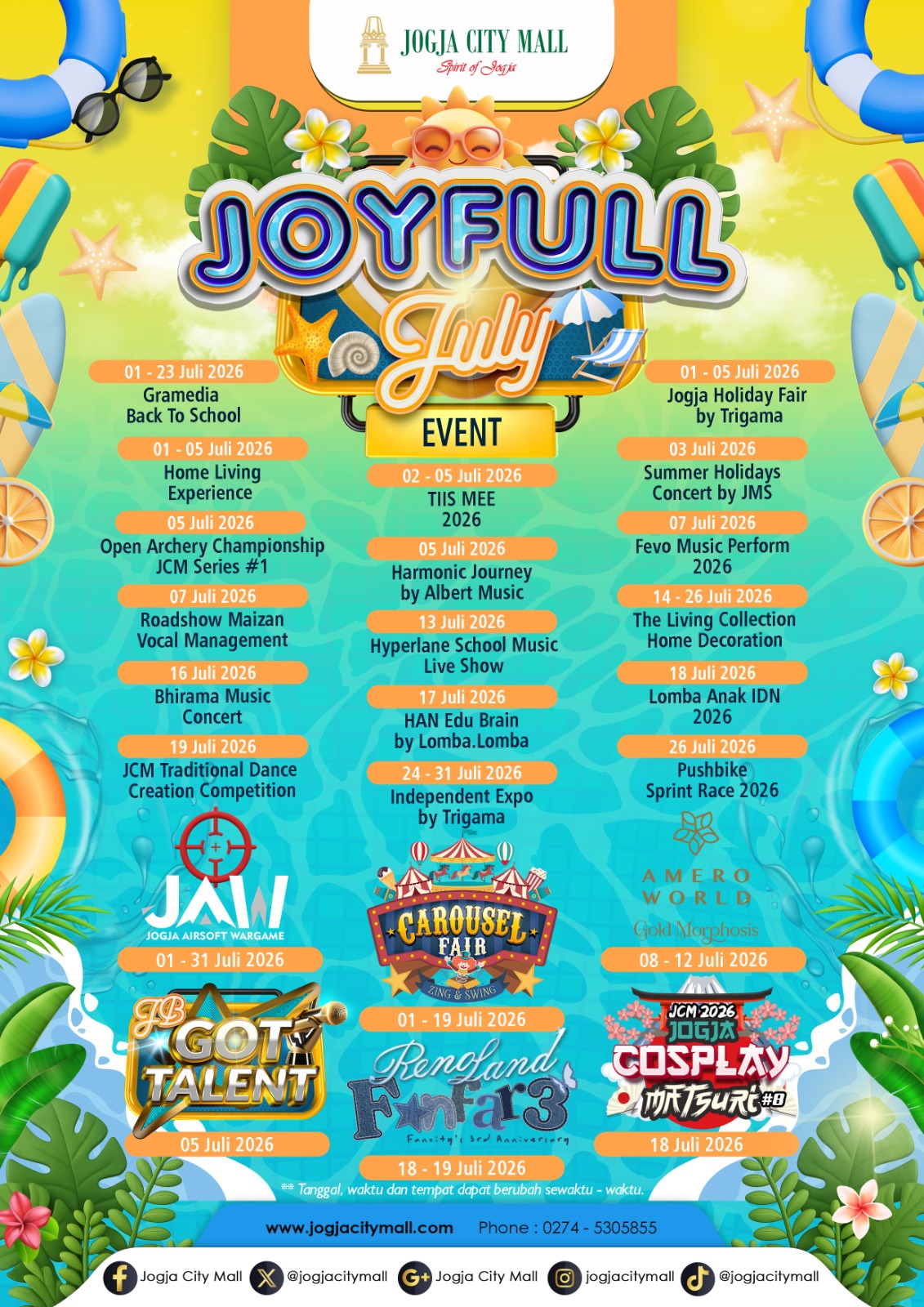 Welcome to JOYFULL JULY at Jogja City Mall!
