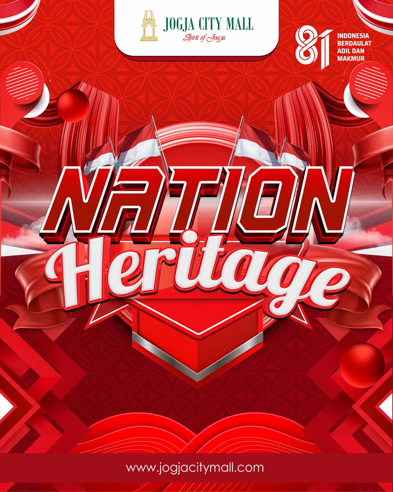 Welcome to NATION HERITAGE at Jogja City Mall!