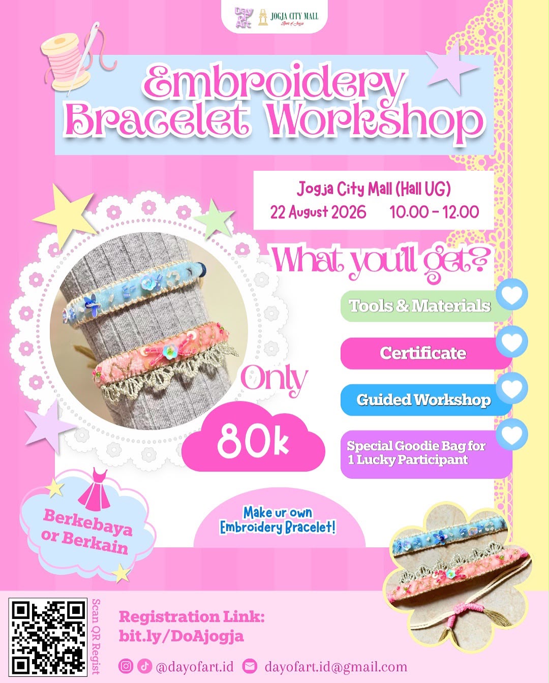 Ekspresikan Kreatifitas mu lewat Gelang buatanmu sendiri!