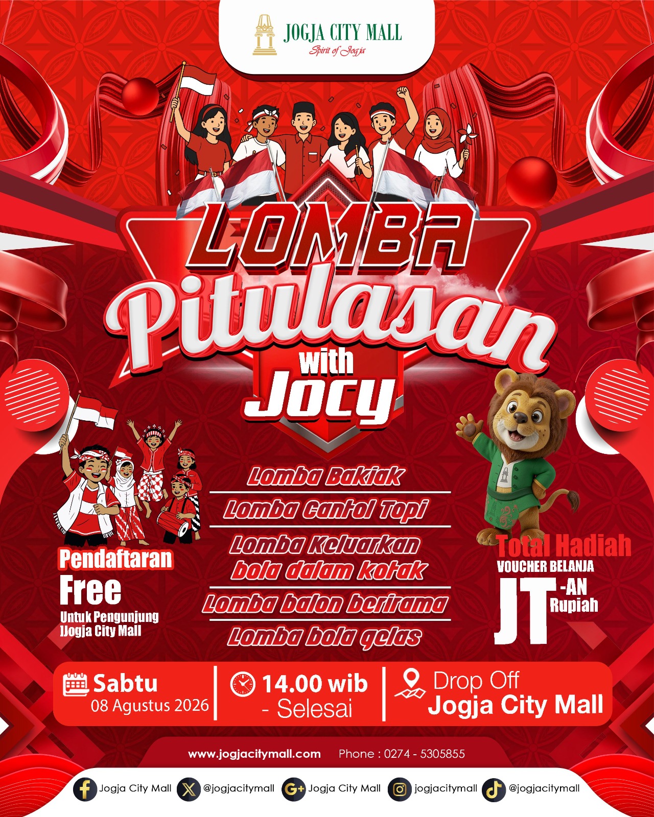 Lomba Pitulasan siap Semarakkan Jogja City Mall